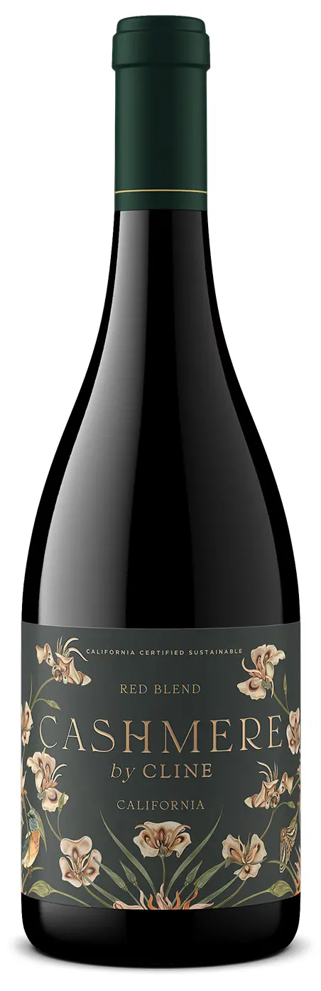 Lisel Ashlock - for Cline Family Cellars - Label illustration for Cashmere wine