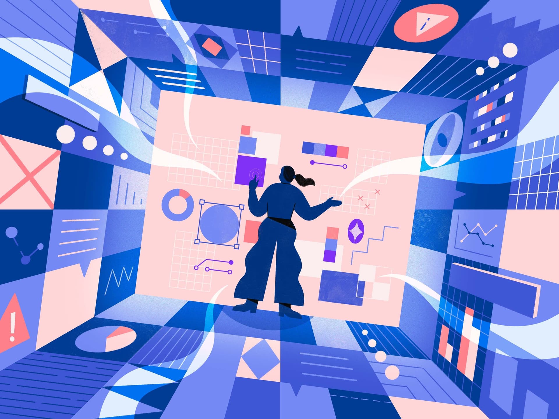 Beatrix Hatcher illustration for Adobe: Do you have the skills to become a growth designer?