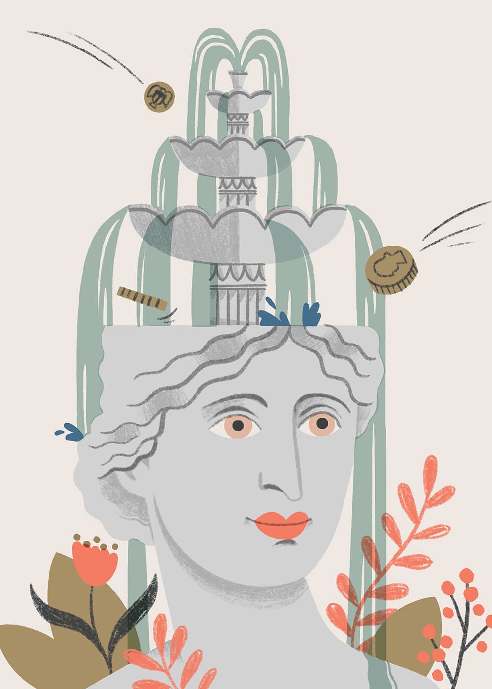 Ellen Surrey illustration for Wishful Thinking