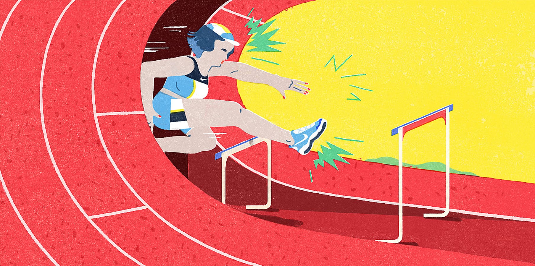 Gracia Lam illustration for Nike: Unlock endless motivation