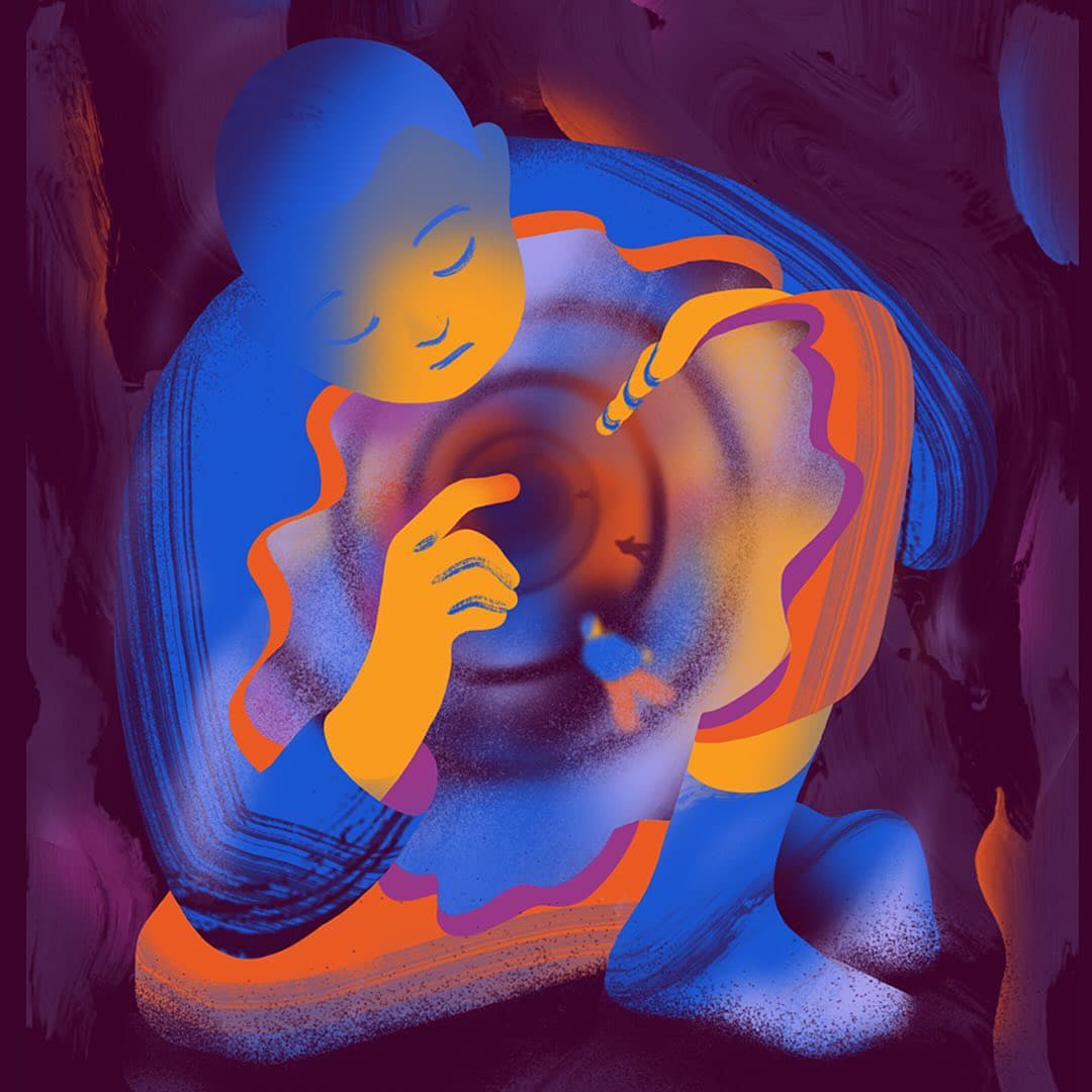 Tsjisse Talsma illustration for The Dutch Journal of Medicine: Illness trajectories of incurable cancers