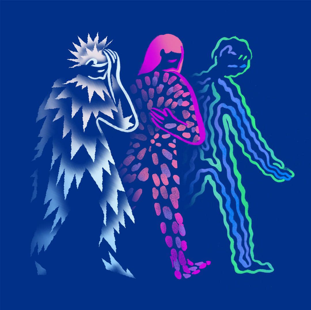 Tsjisse Talsma illustration for Boston Children’s Hospital: When physical health is affected by psychological factors