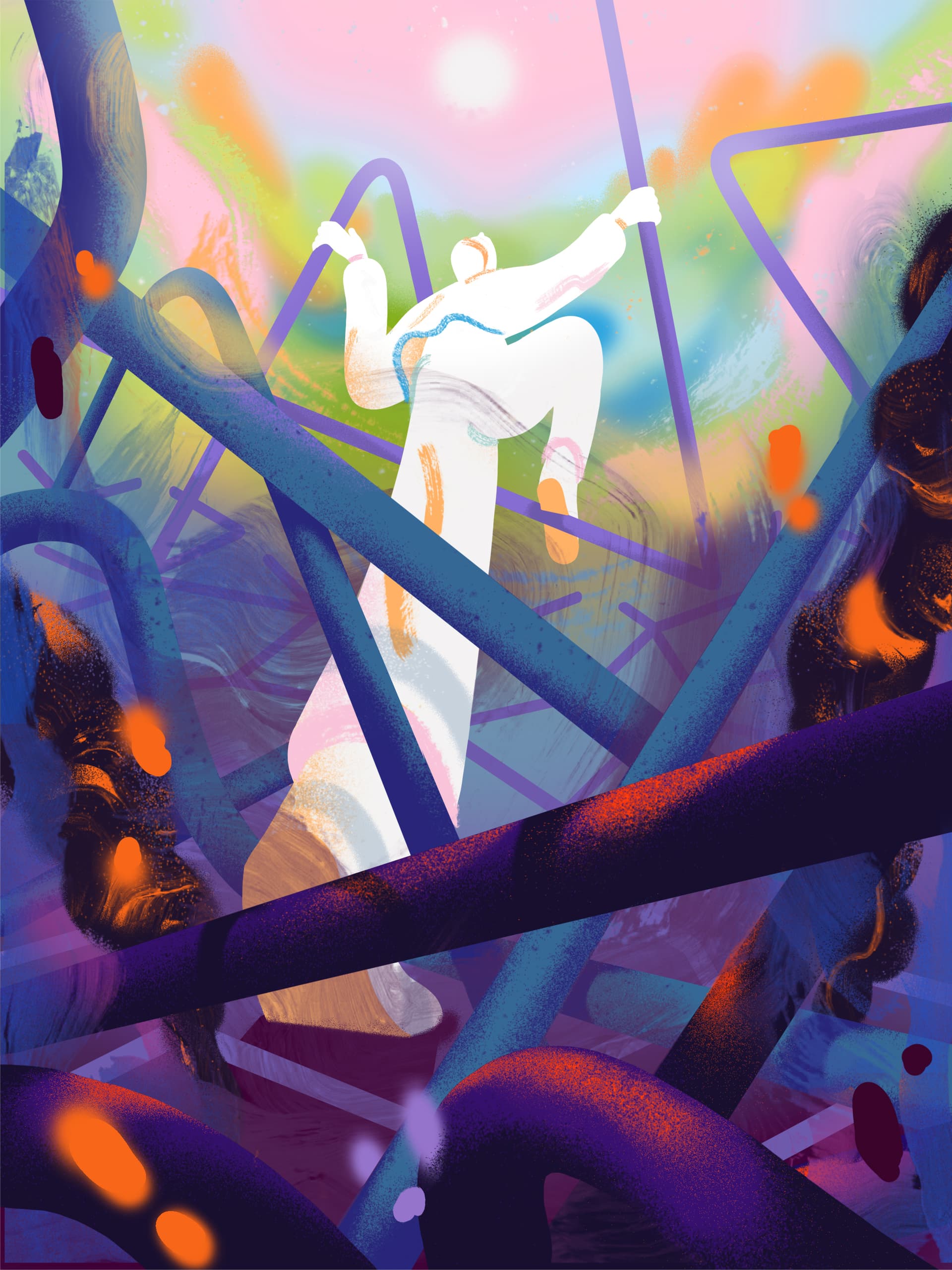 Tsjisse Talsma illustration for Sierra Magazine: Decommissioning natural gas