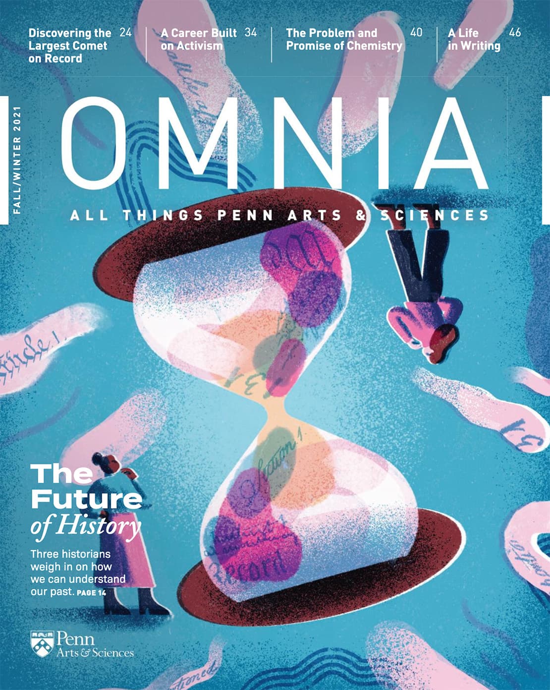 Vanessa Lovegrove illustration for Omnia Magazine: New approaches to the study of history
