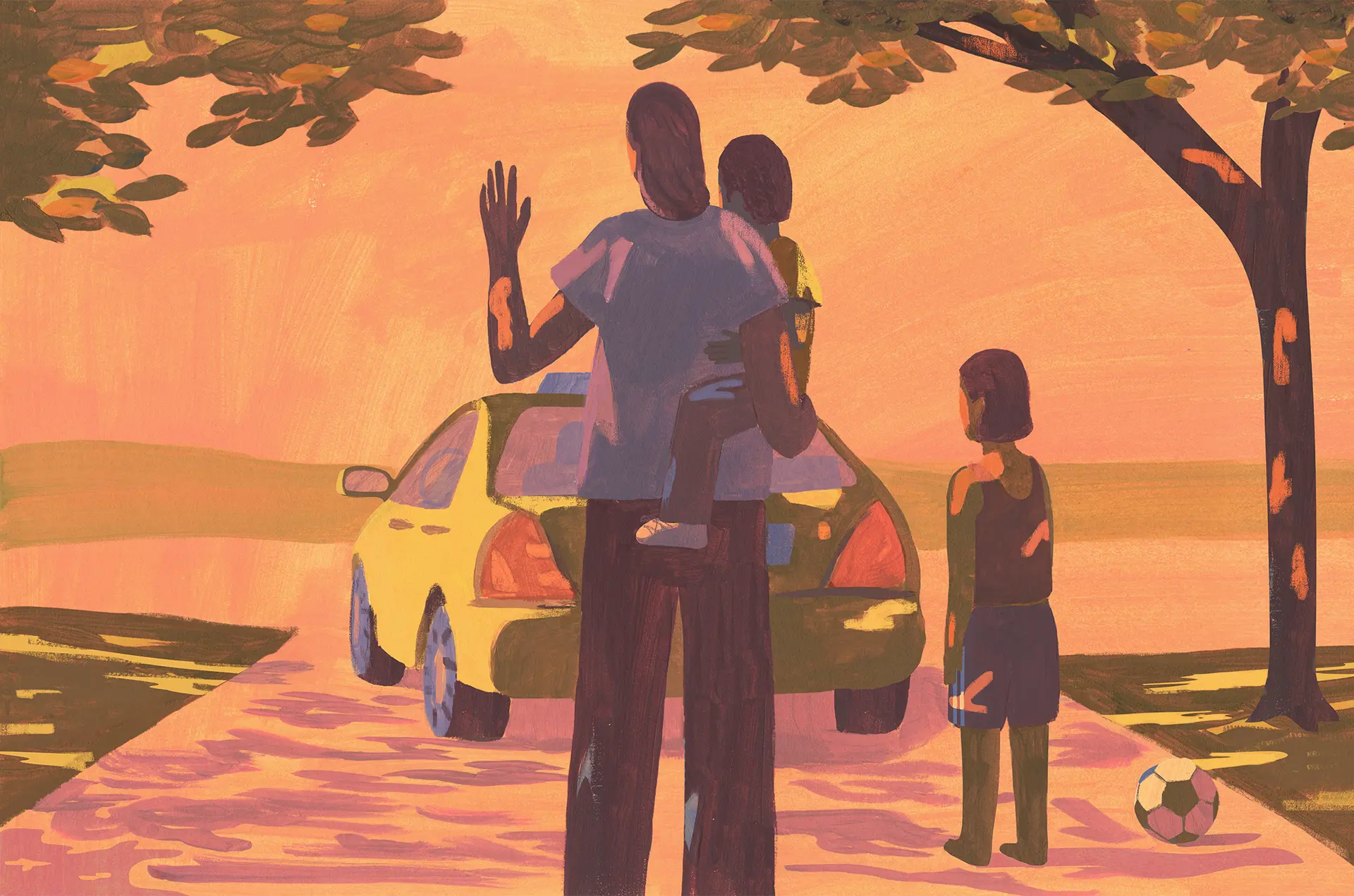 Holly Stapleton - for The New York Times - The struggles of solo parenting when your partner is away